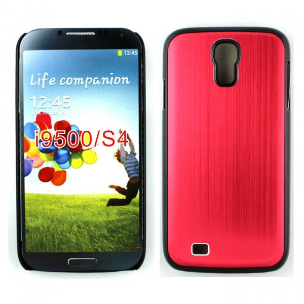 Wholesale Samsung Galaxy S4  Aluminum Case (Red)
